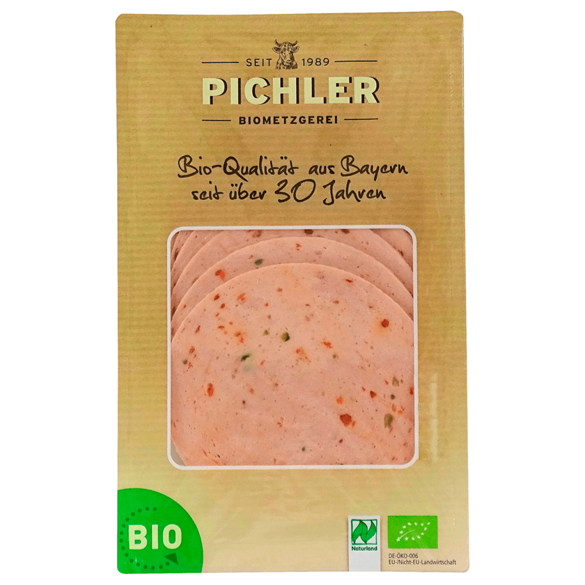 Biometzgerei Pichler Bio Fleischwurst mit Paprika 70g